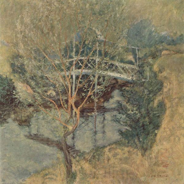 John Henry Twachtman The White Bridge, Spain oil painting art